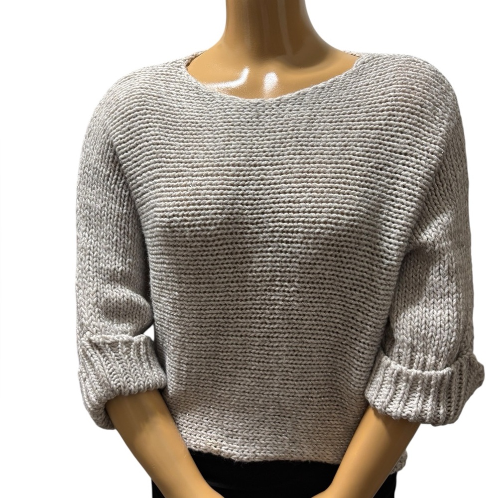 Berretti Metallic Knit Dolman Sleeve Sweater – Made in Italy - Picture 2 of 6